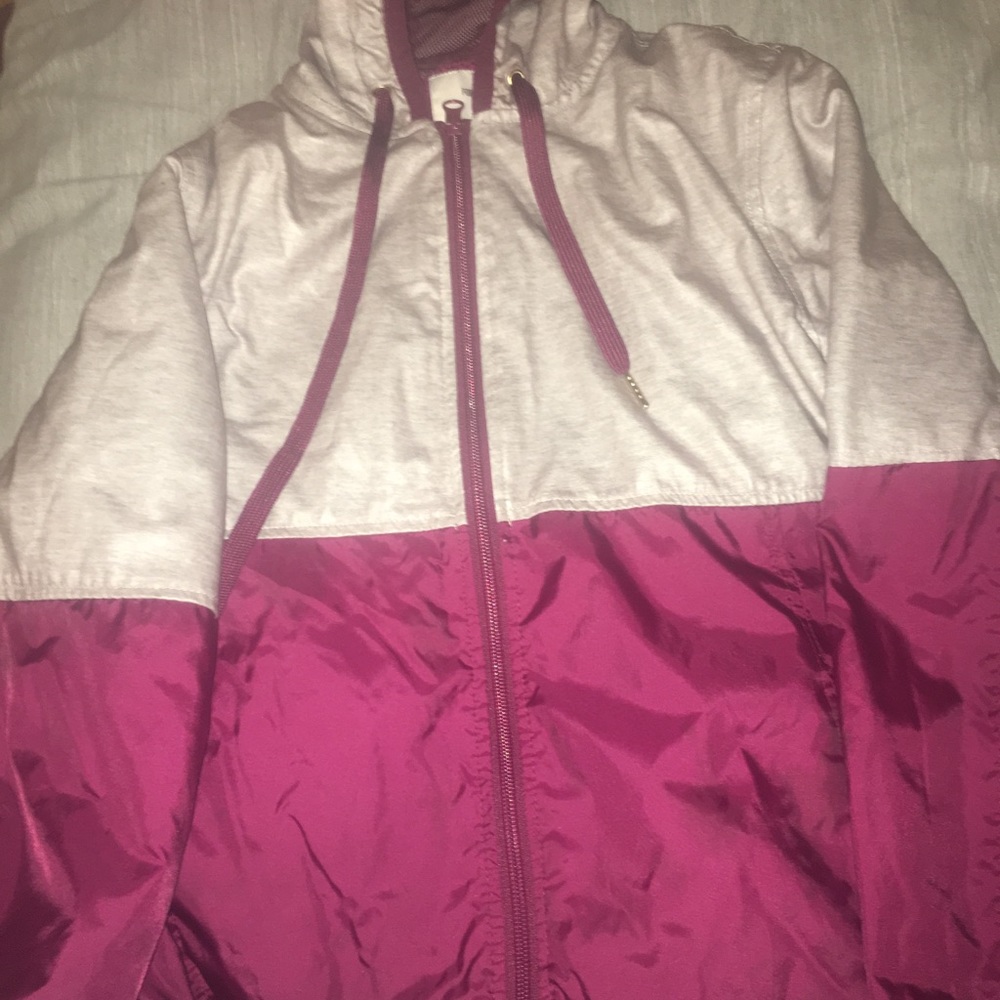 F21 Color block zip up